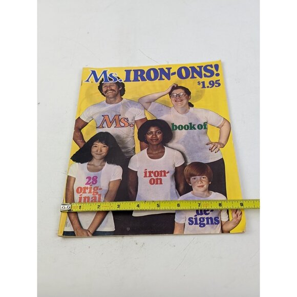 1976 Ms. Magazine Book of Iron On Transfer Designs - Picture 8 of 9
